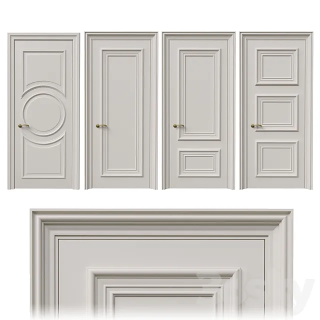 Union doors Valencia 3D Model