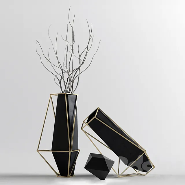 Union Suiza Vases by MARTIN AZUA 3D Model
