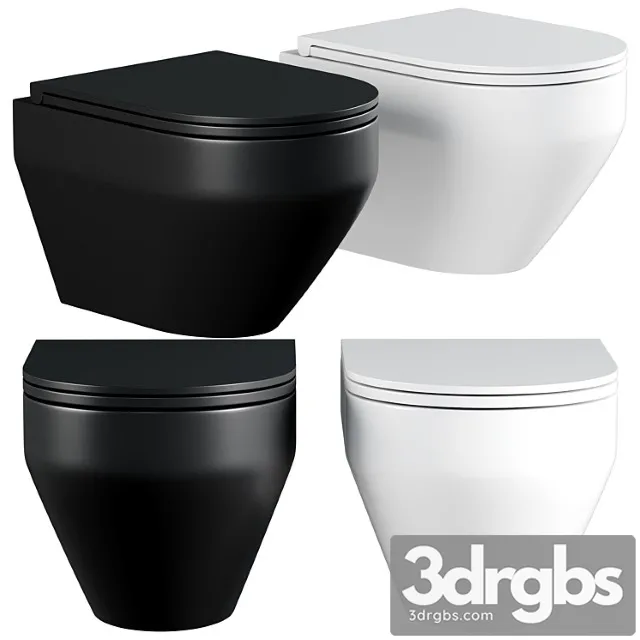 Unitaz Am Pm Spirit Flashclean C701700wh Podvesnoi Bez Sidenia 3D Model Free