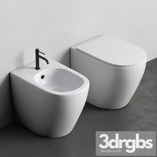 Unitaz I Bide Pin Ot Nic Design 1 3D Model Free