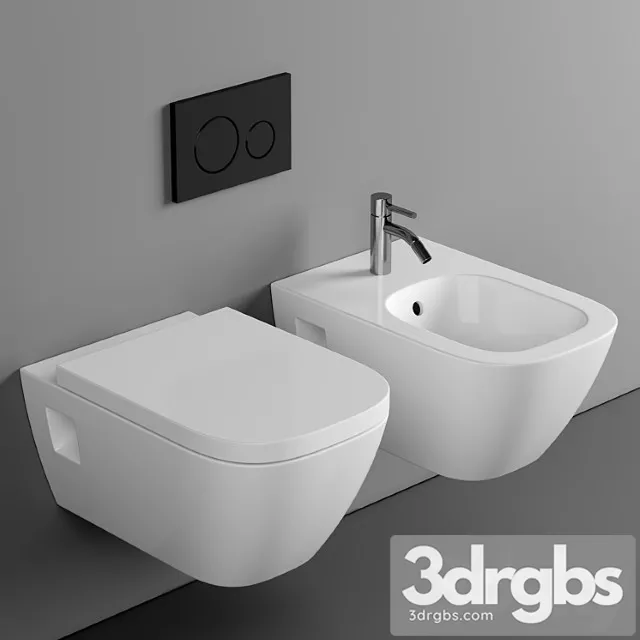 Unitaz Podvesnoi Geberit Renova Plan 3D Model Free