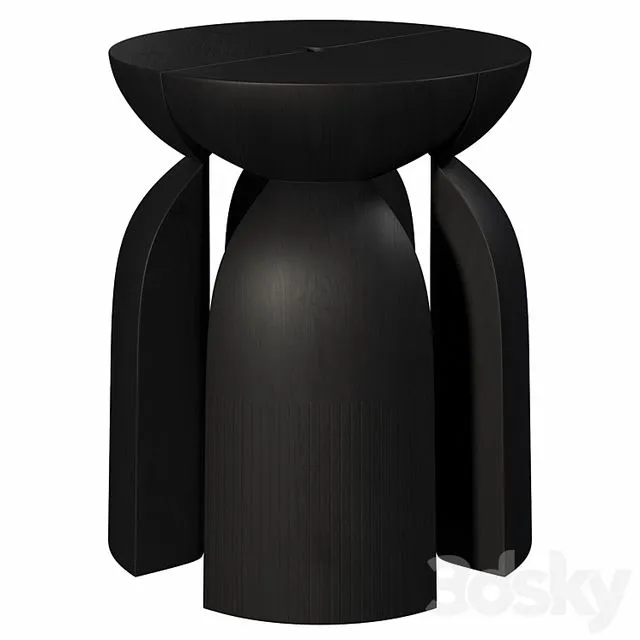 Unity Side Table 3D Model
