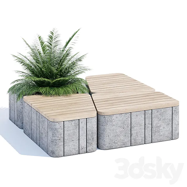 Uniun seating 3D Model
