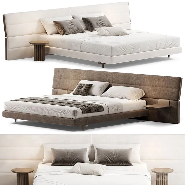 Universal 01 Bed By lumlum 3D Model