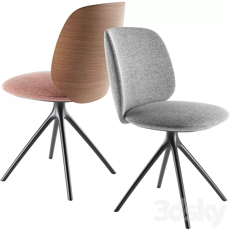 Universal Collection Swivel Chair By MDF Italia 3D Model Free Download