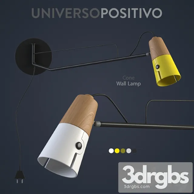 Universo Positivo Cone Wall Lamp Free Download