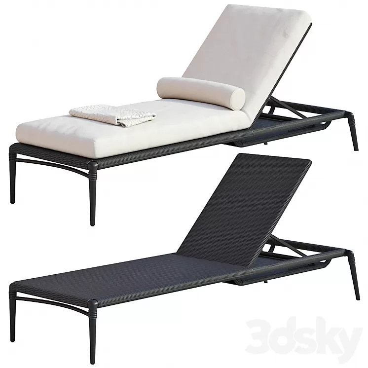 Unopiu Sunlounger Experience 3D Model