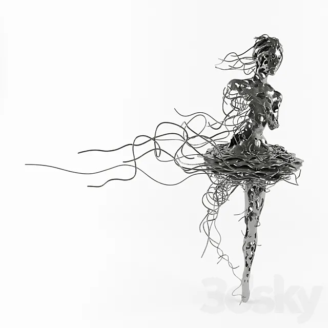 Unravel Sculpture by REGARDT VAN DER MEULEN 3DModel