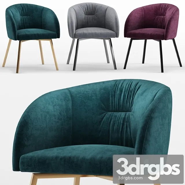 Upholstered metal swivelling chair rosie soft - calligaris connubia 2 Free Download