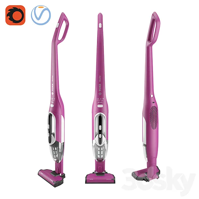 Upright vacuum cleaner BOSCH Readyy'y BBH 21621 3D Model