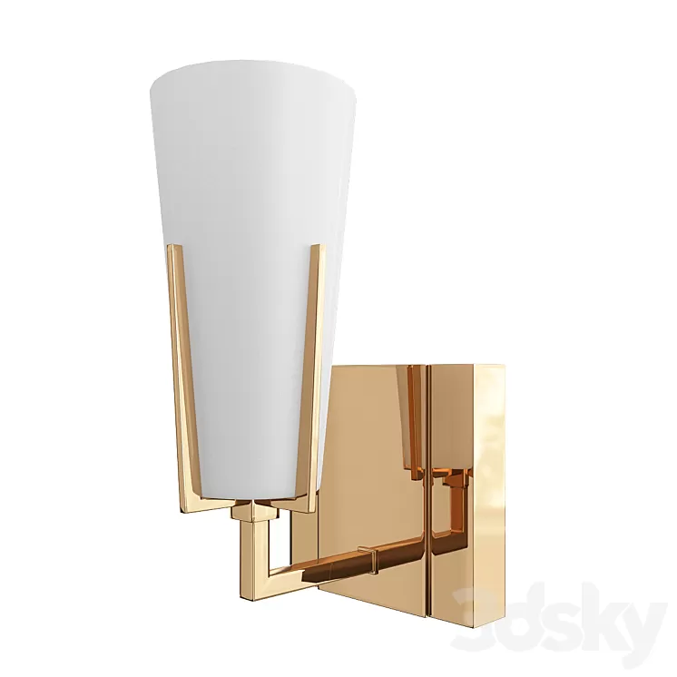 UPTON BATH WALL LIGHT 3D Model Free