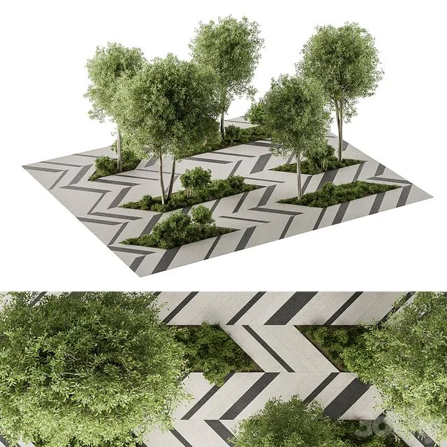 Urban and Environment Element Set 48 3D Model