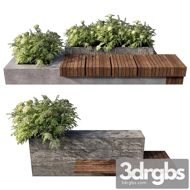 Urban furniture no1 3D Model Free