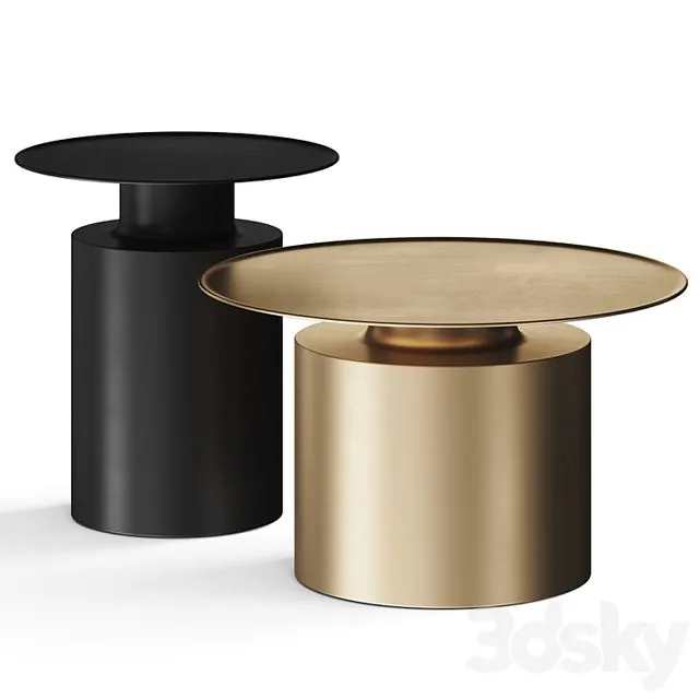 Urban Mood Fogs Modern Side Table 3D Model