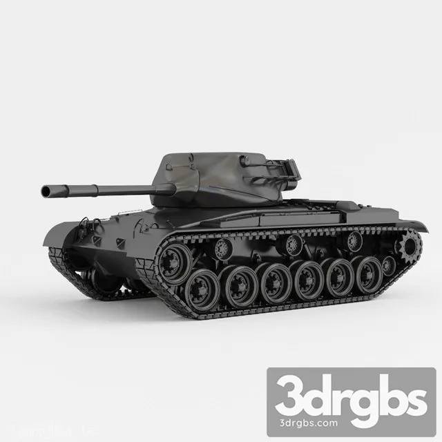 US M41A3 Walker Bulldog RC Tank 3D Model Download