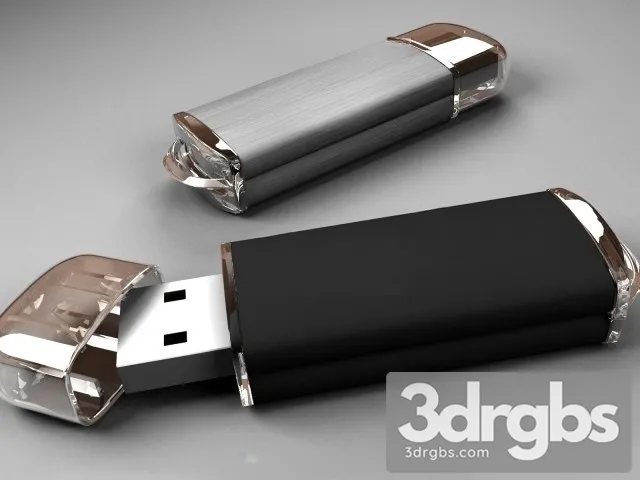USB Flash 3D Model Free