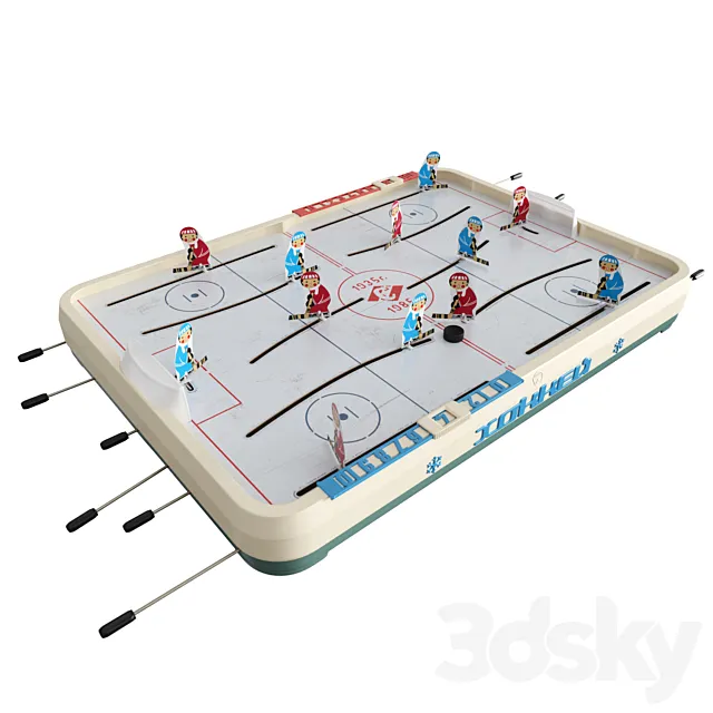 USSR table hockey 3D Model