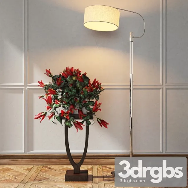 Uttermost Adara Floor Lamp 3D Model Free