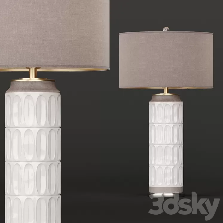 UTTERMOST Athilda Table Lamp 3D Model