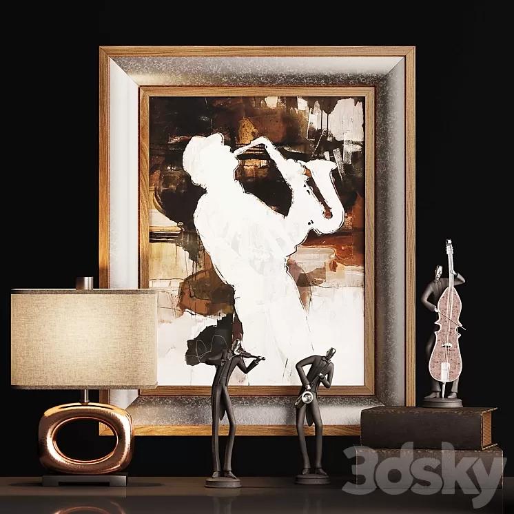 Uttermost decor set 3D Model