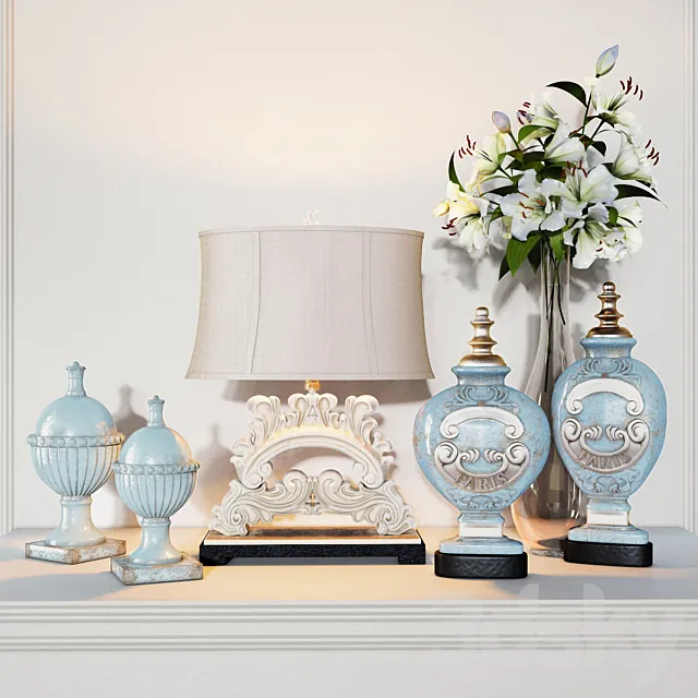 Uttermost Decor Set 3DModel