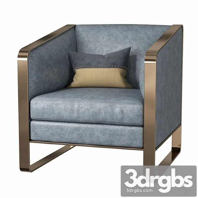 Uttermost yvette accent chair 3D Model Free
