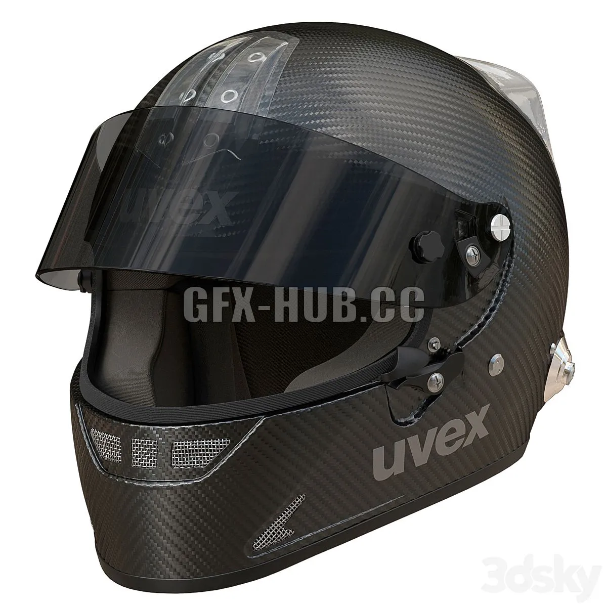 UVEX FP5 carbon 3D Model