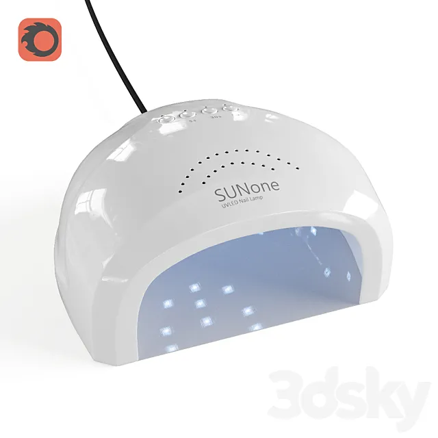 UVLED Nail Lamp SUNone 3DModel