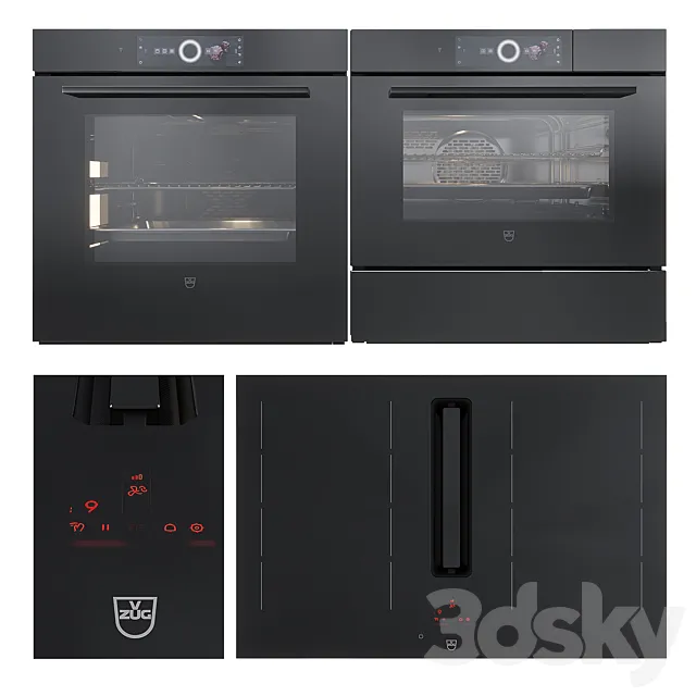 V-ZUG Appliance Set 3 3D Model