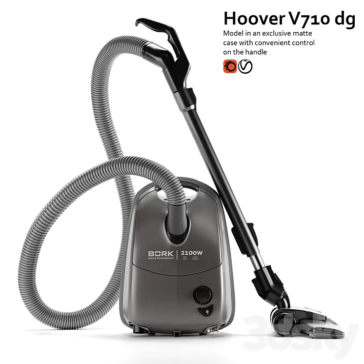 Vacuum cleaner BORK V710 dg 3D Model