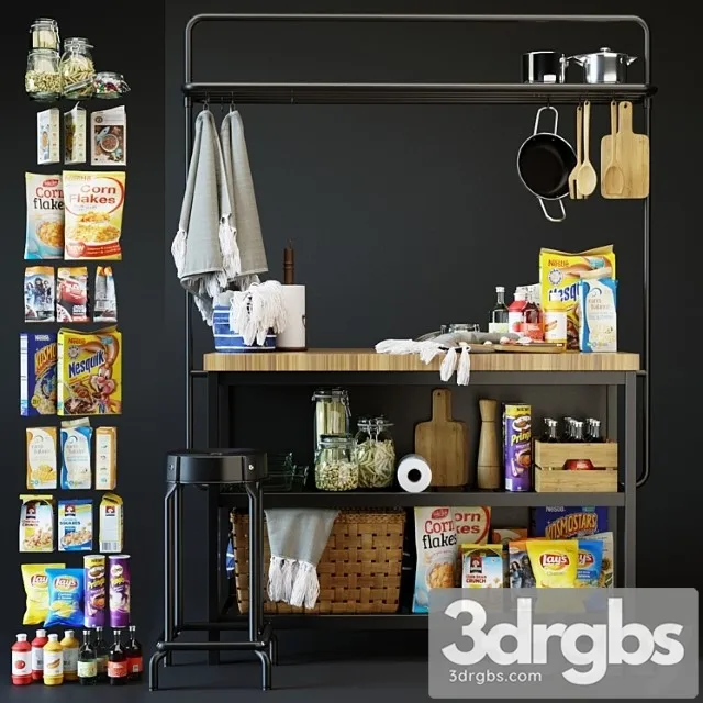 Vadholma (vadholma) kitchen island 3D Model Free