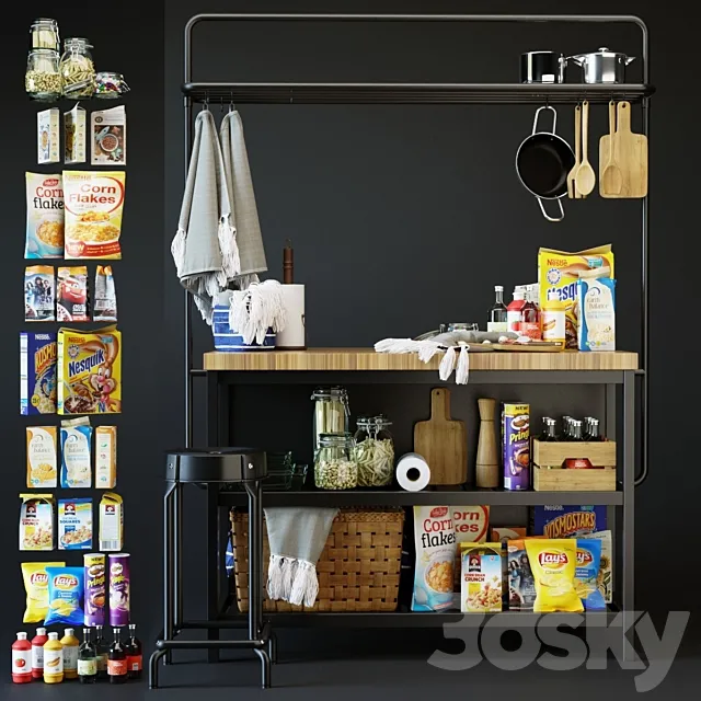 Vadholma (VADHOLMA) Kitchen Island 3D Model