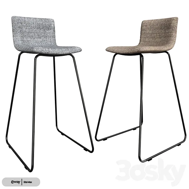 Vaghi Union Guest Stool 3DModel