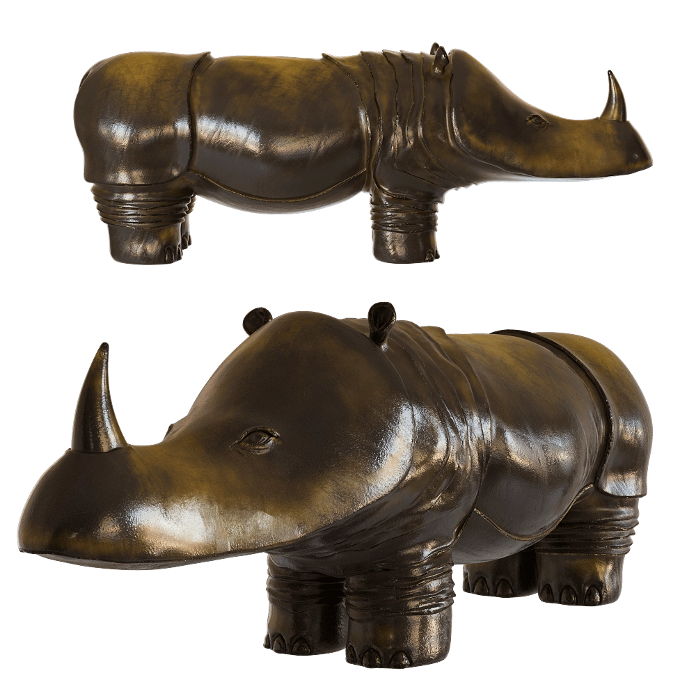 Vahram Galstyan - Sculpture Rhino Big 3D Model
