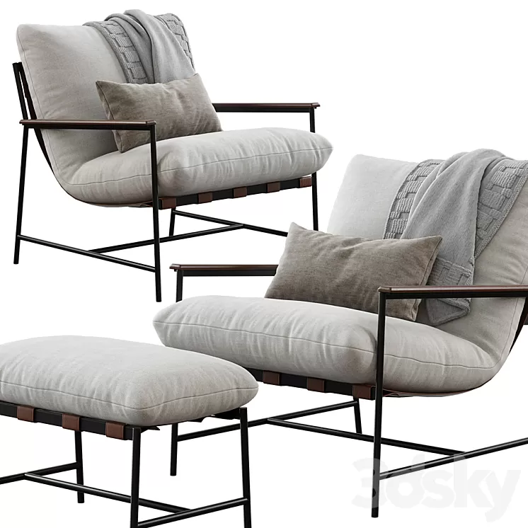 Vail lounge chair 3D Model