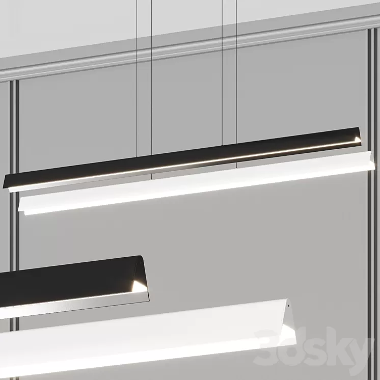 Valaisin Gronlund Office Led Pendant Lamps 3D Model