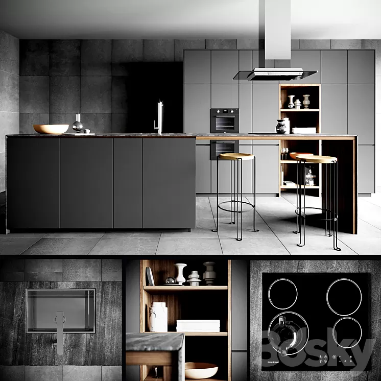 Valcucine Forma Mentis Dark 3D Model