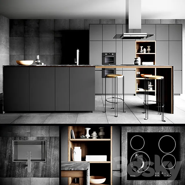 Valcucine Forma Mentis Dark 3DModel