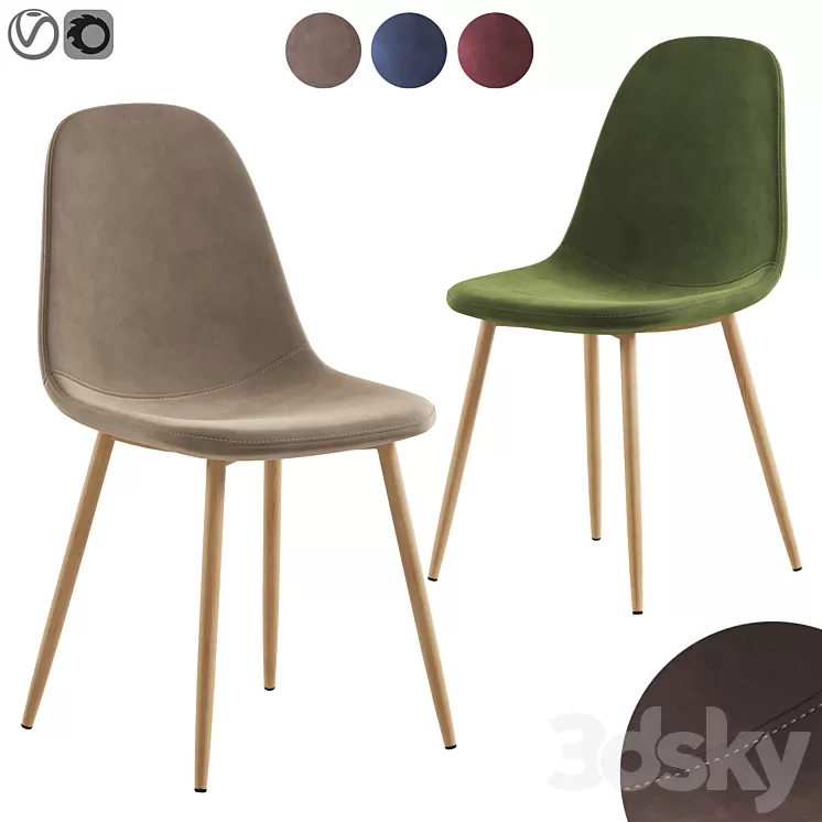 Valencia stool 3D Model