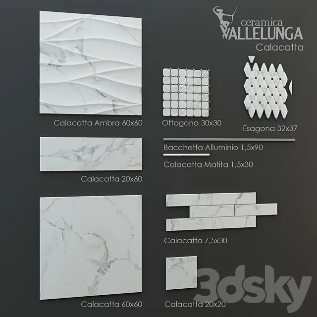 Vallelunga Calacatta VI 3DModel