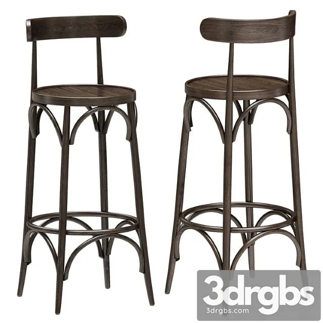 Vallese stool 2 3D Model Free