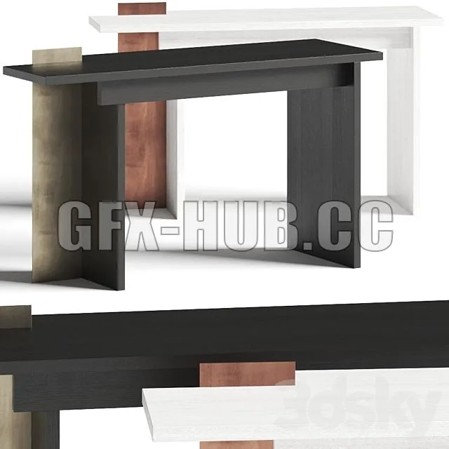 Van Rossum Stijl Console Table 3D Model