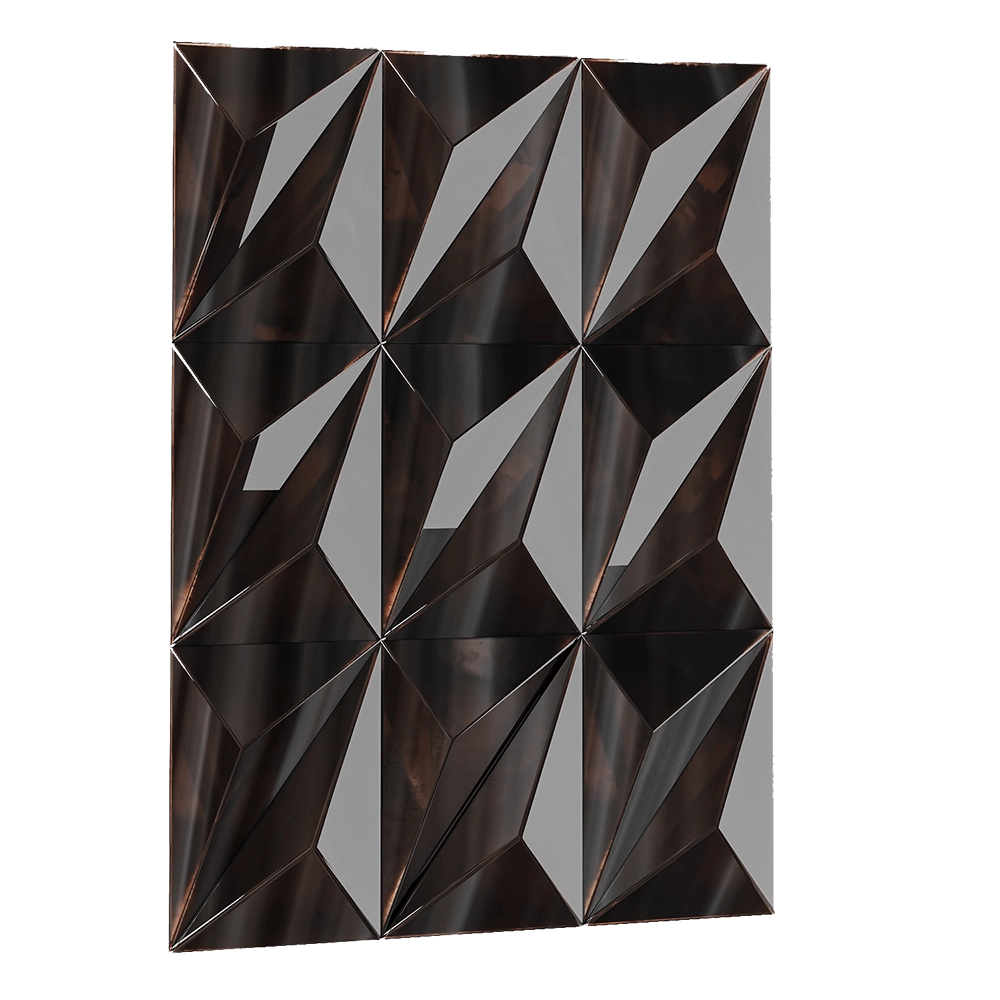 Vanakat Armenian Obsidian - Wall panel 02 3D Model