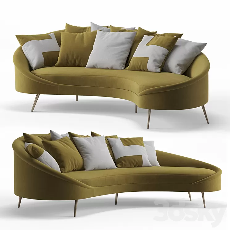 Vander Sofa by Anne Hauck 3D Model