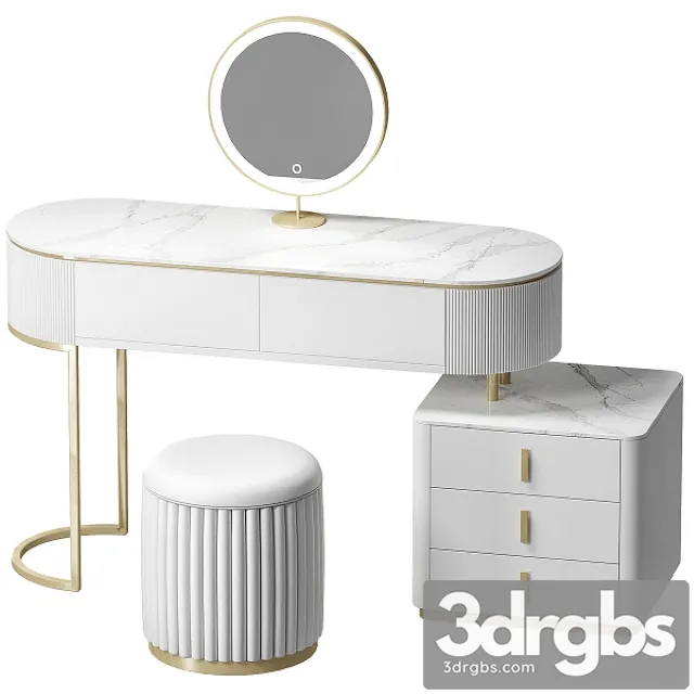 Vanity Dressing Table 3D Model Free