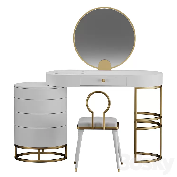 Vanity dressing table 3D Model