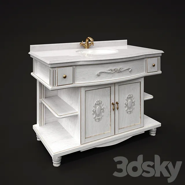 Vanity sink Bellezza Aurora 3DModel