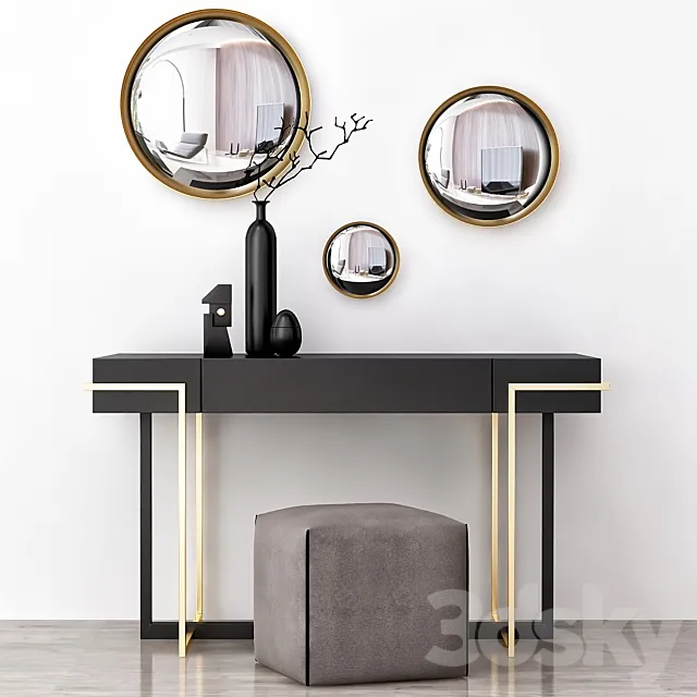 VANITY - Toilet table (low poly) 3D Model