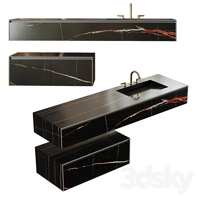 vanity unit Victoria 3DModel