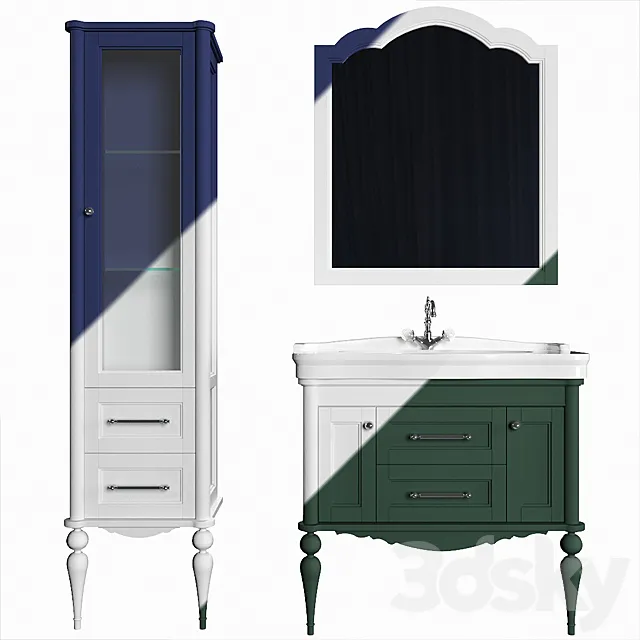 Vanity unit with sink ValenHouse Aesthetics 100 3DModel